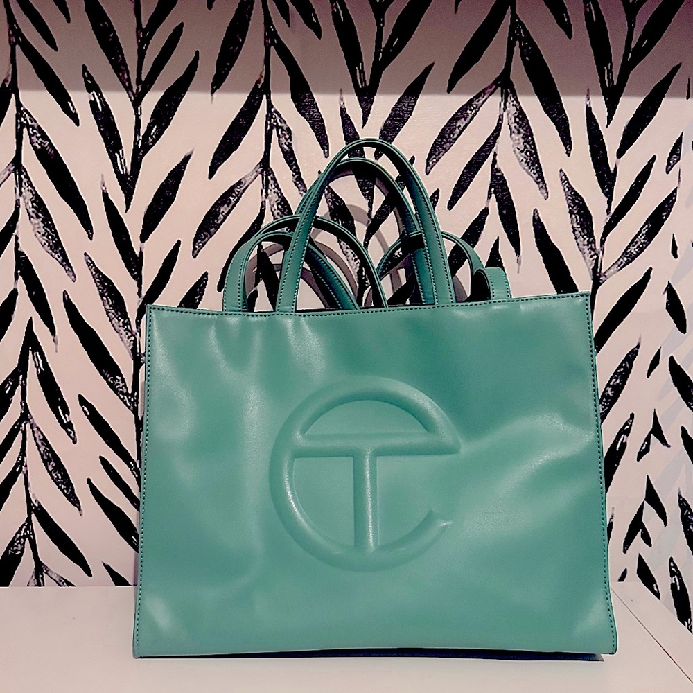 Telfar Sage Medium Shopping Bag